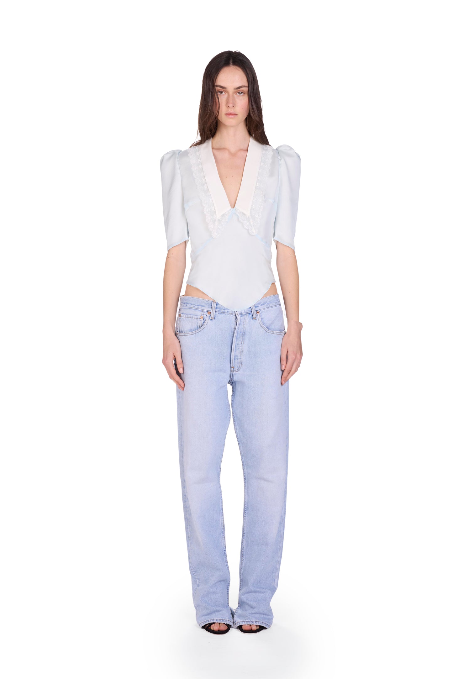 The Tildi Top - S8  Ice Blue