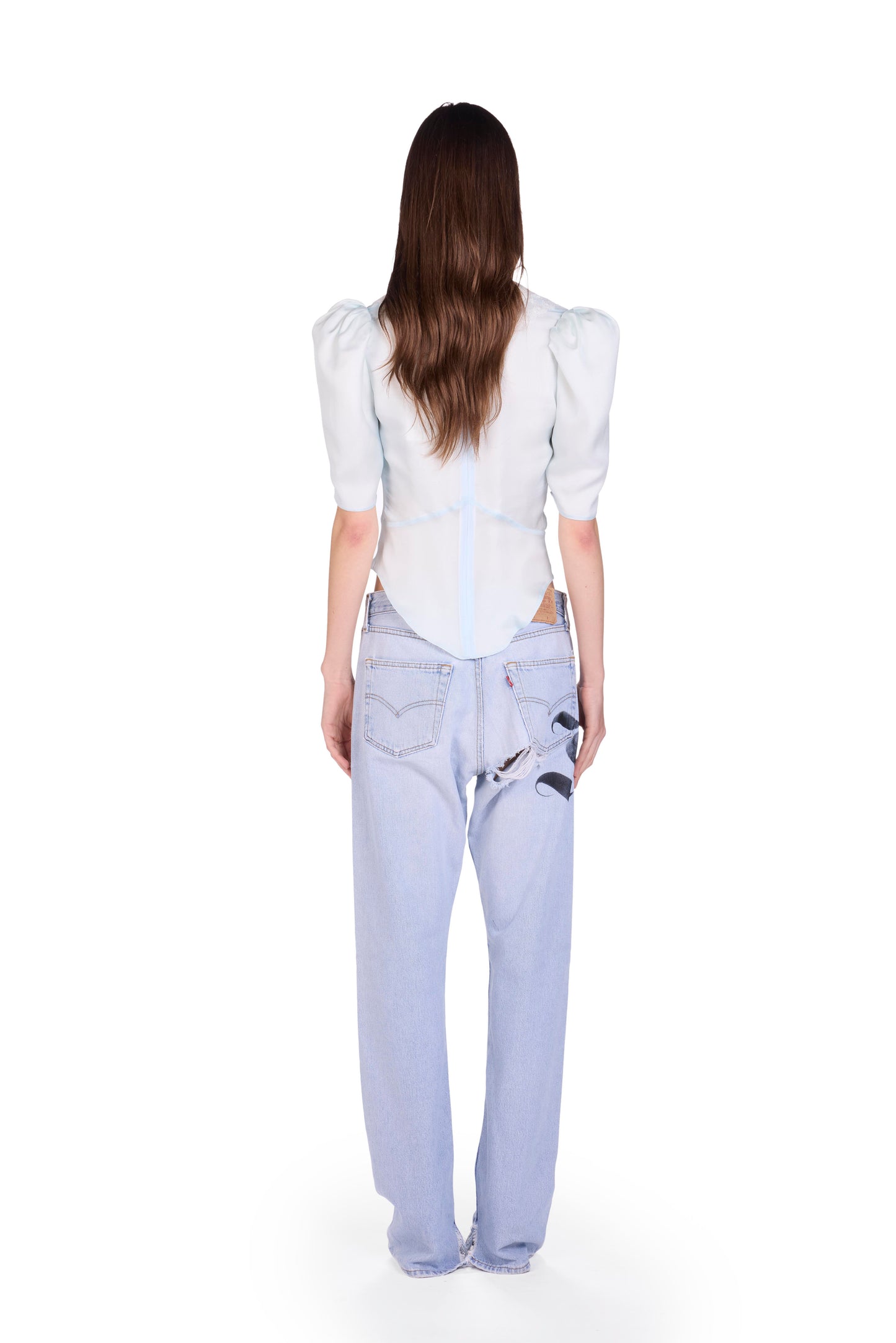 The Tildi Top - S8  Ice Blue