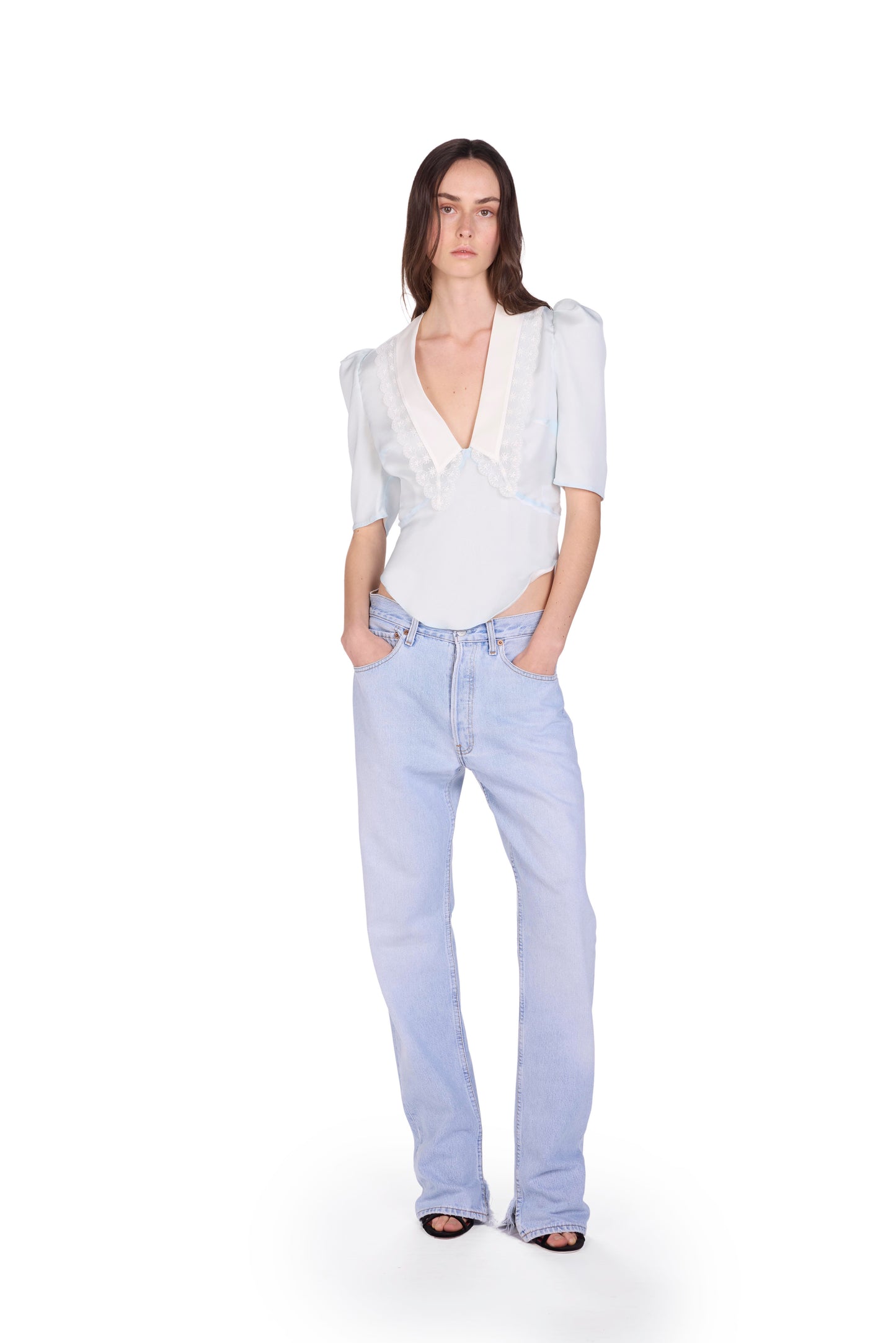 The Tildi Top - S8  Ice Blue
