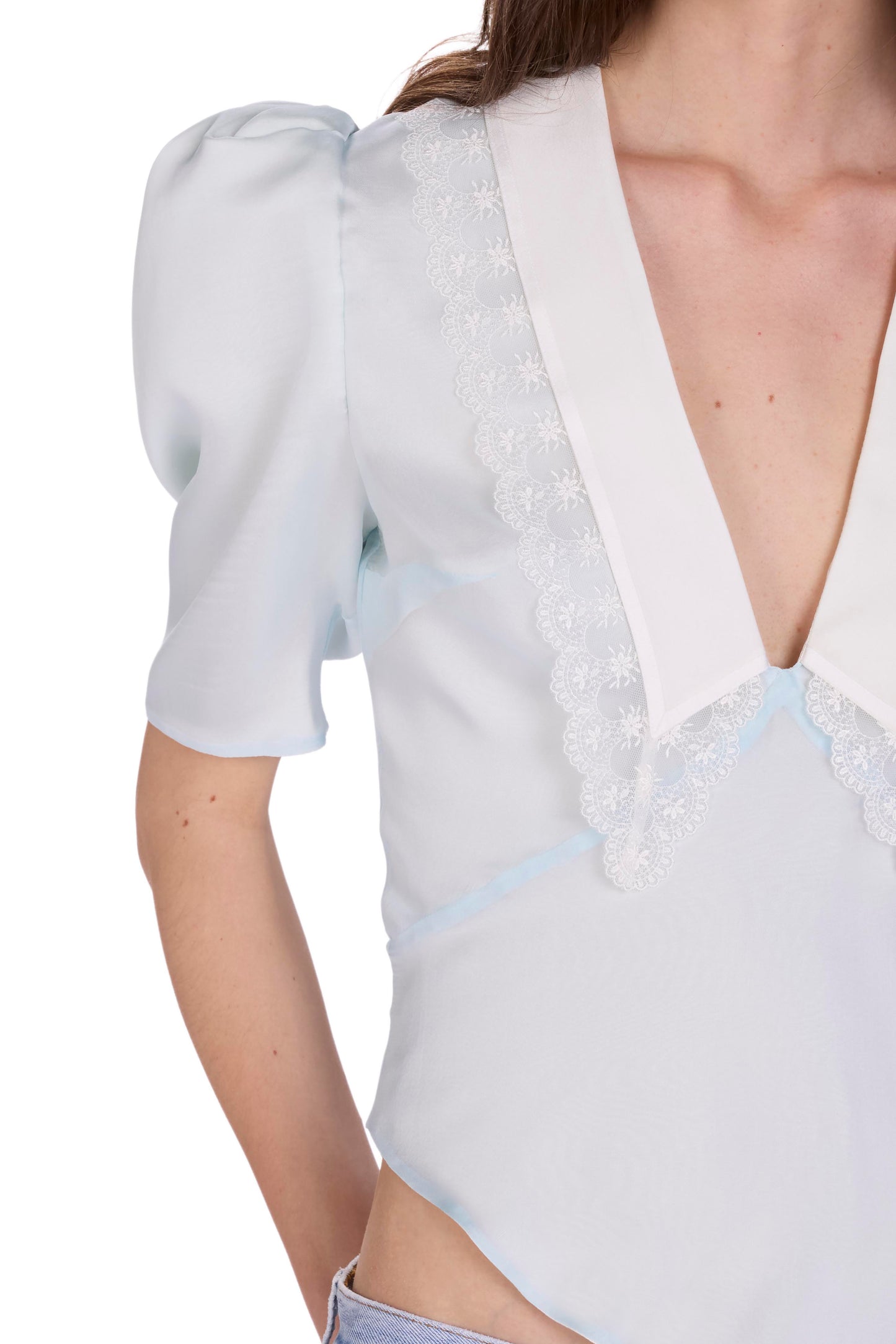 The Tildi Top - S8  Ice Blue