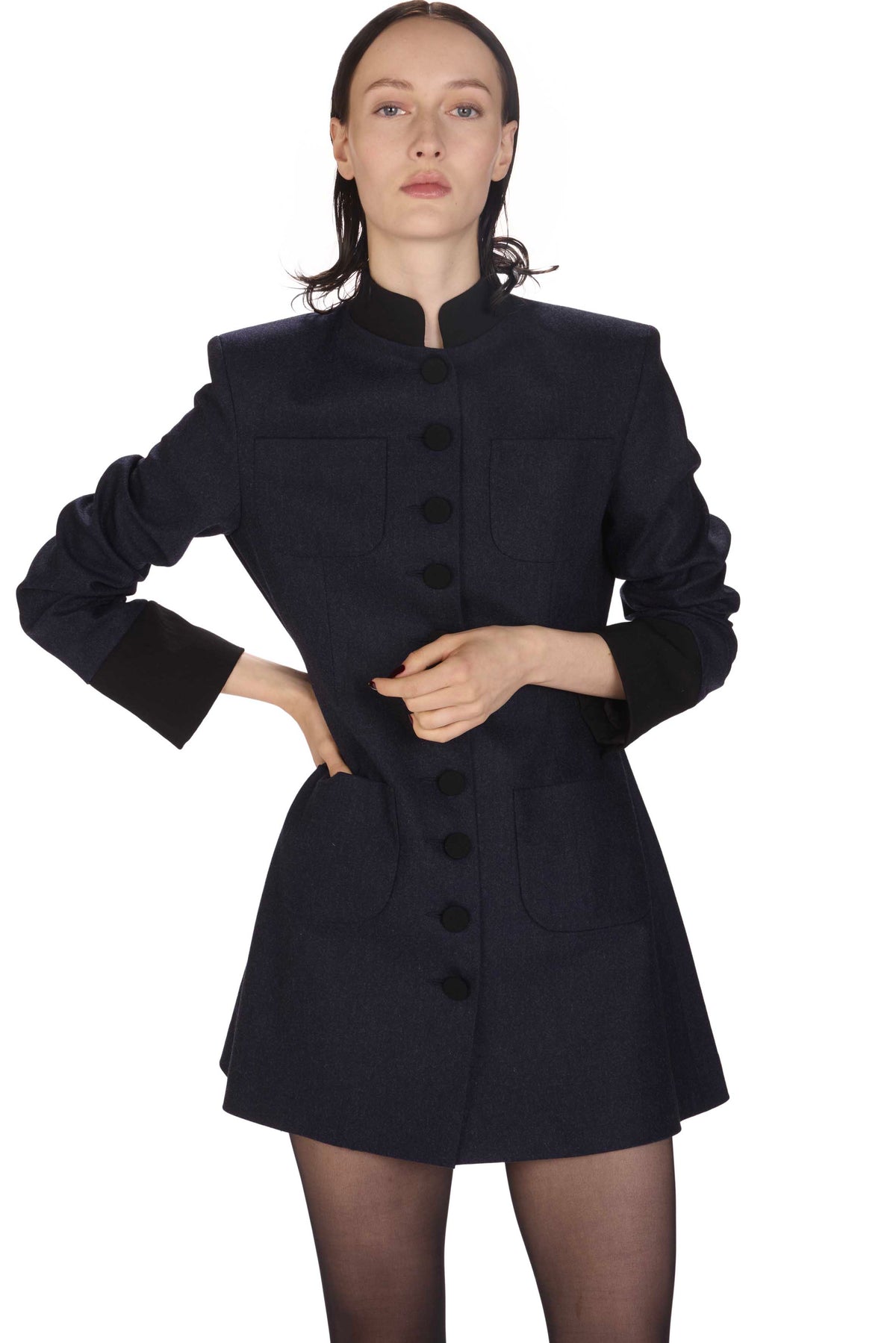 The Ceci - S9 Blue nuit cashmere