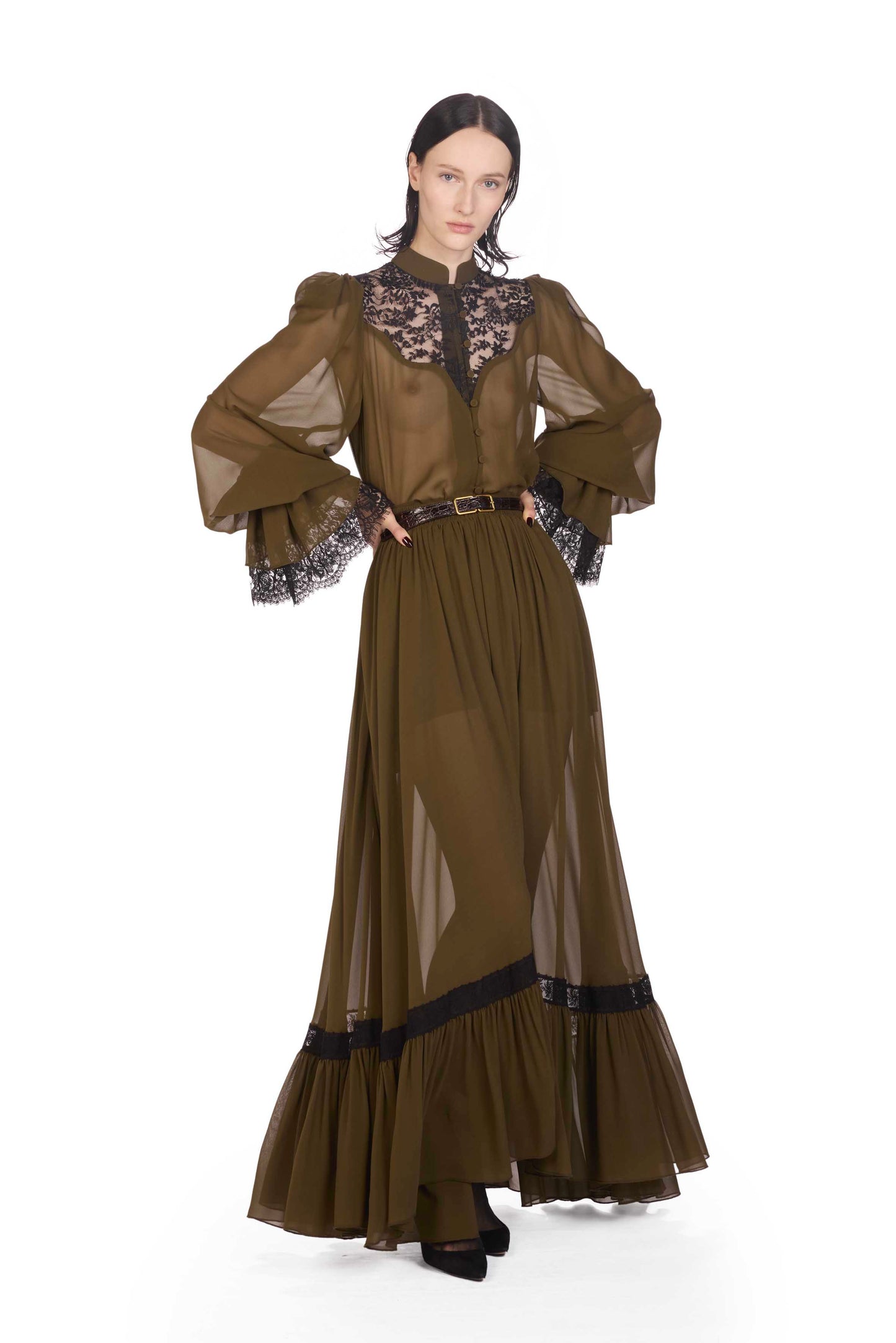 The Maxi Skirt - S9  Kaki Archive