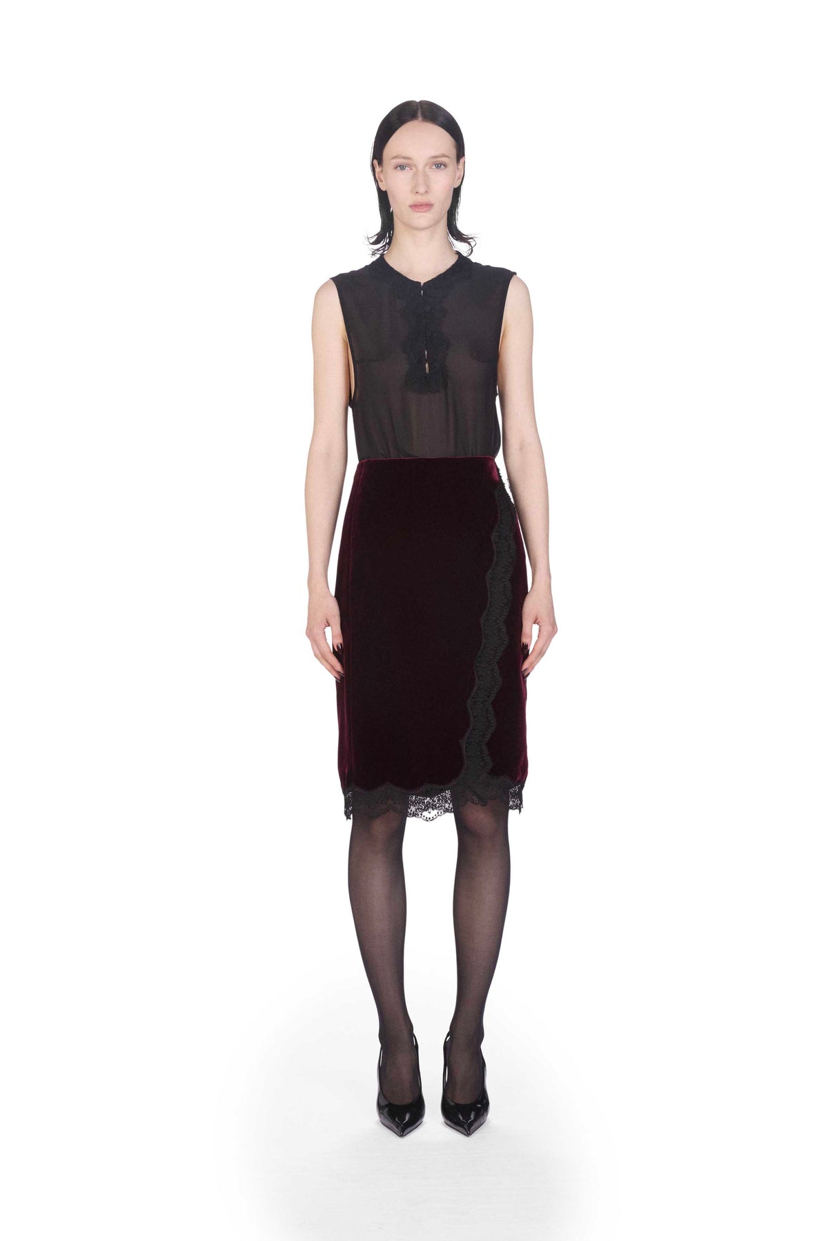 The Juli Skirt - S9 Bordeaux Empire
