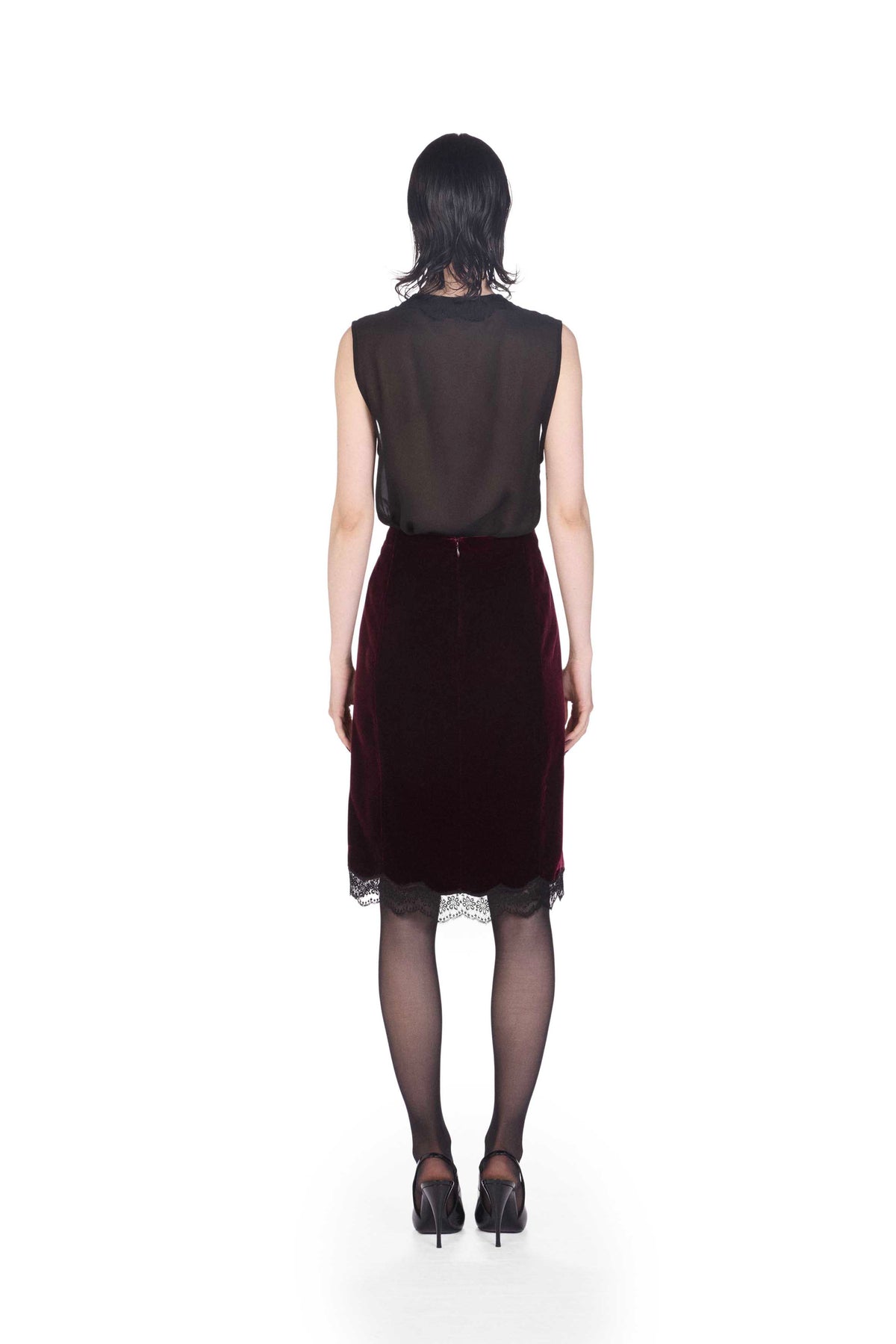 The Juli Skirt - S9 Bordeaux Empire