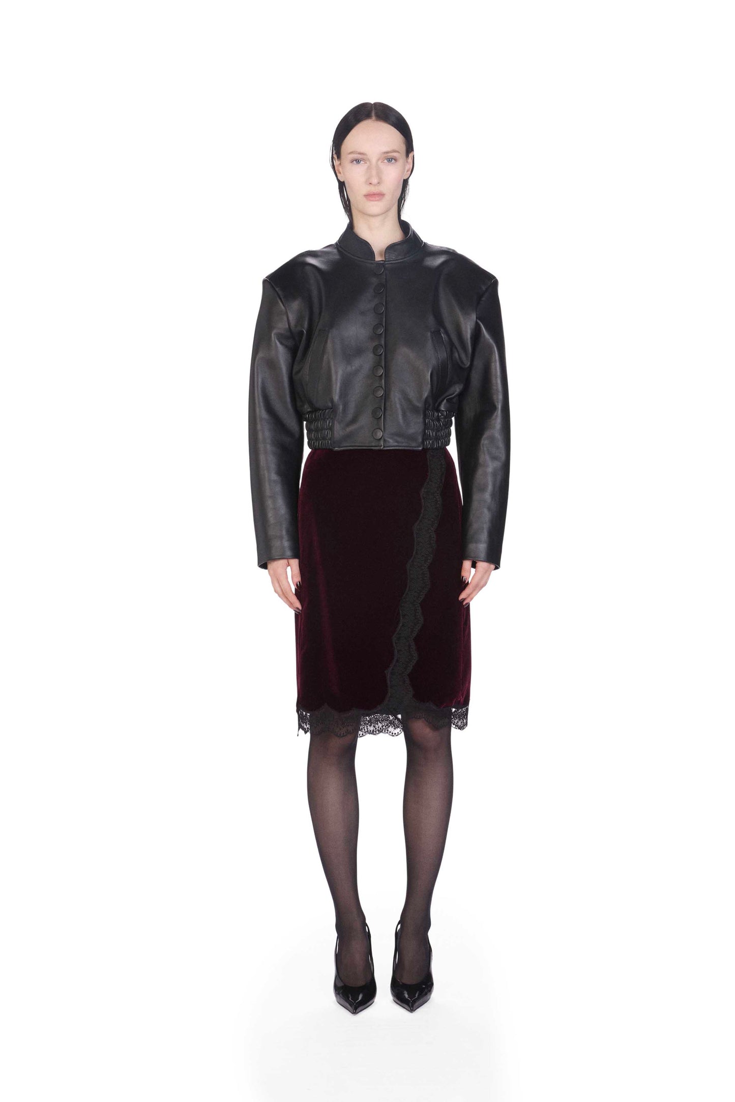 The Langli - S9 Black lambskin