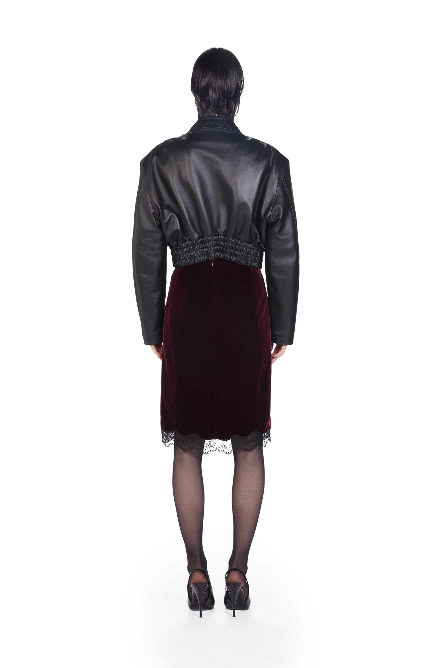 The Langli - S9 Black lambskin