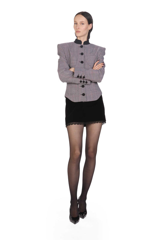 The Mini Skirt -  S9 Velvet Lace