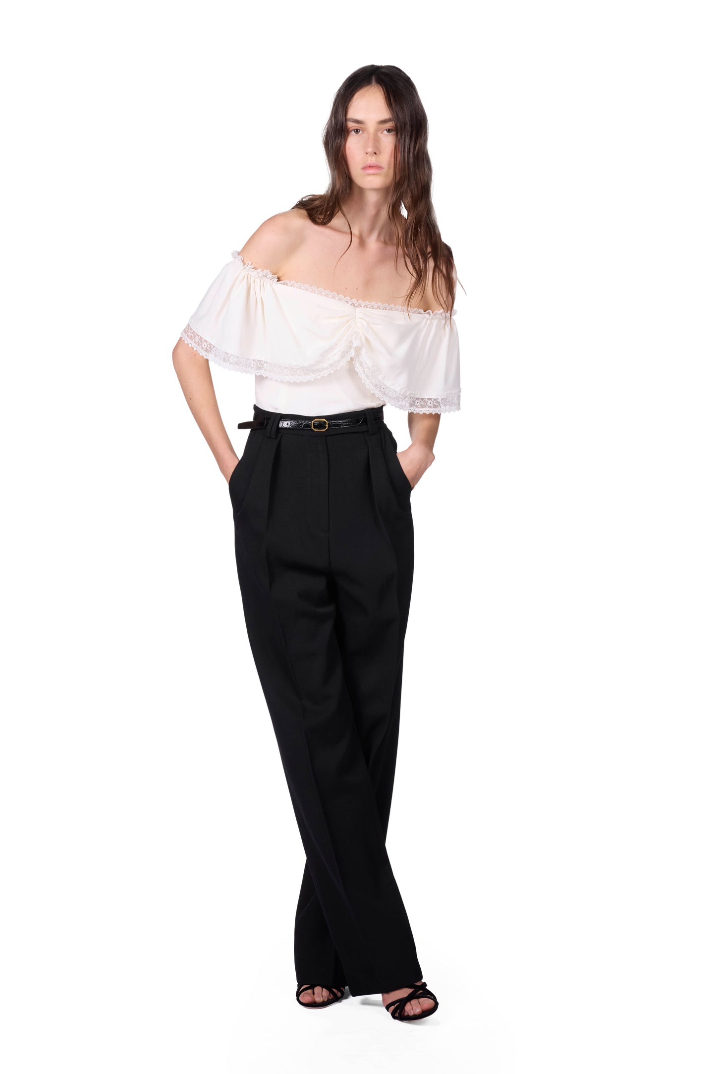 The Henri - Deep Black Wool