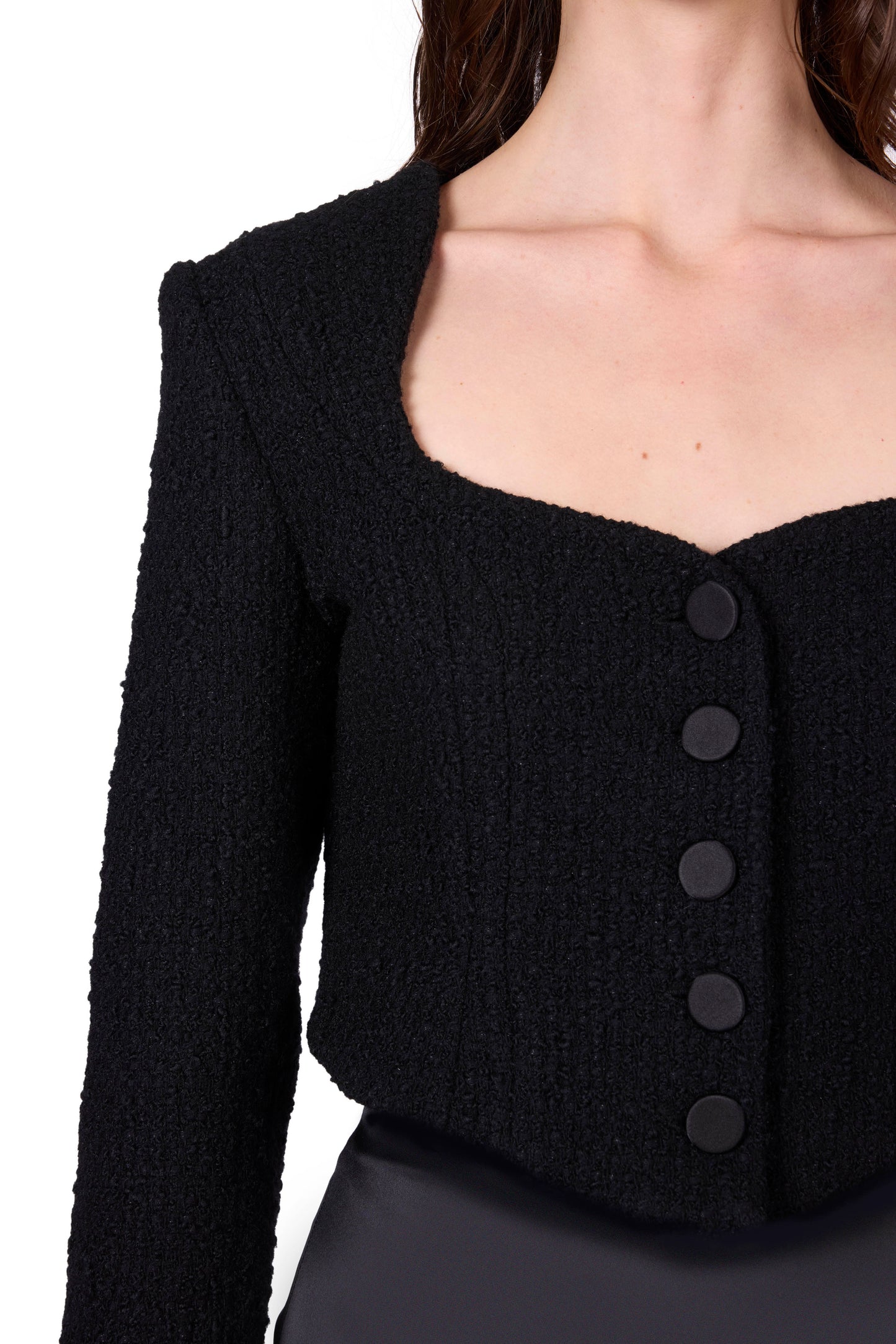 The Josi - Deep Black Tweed