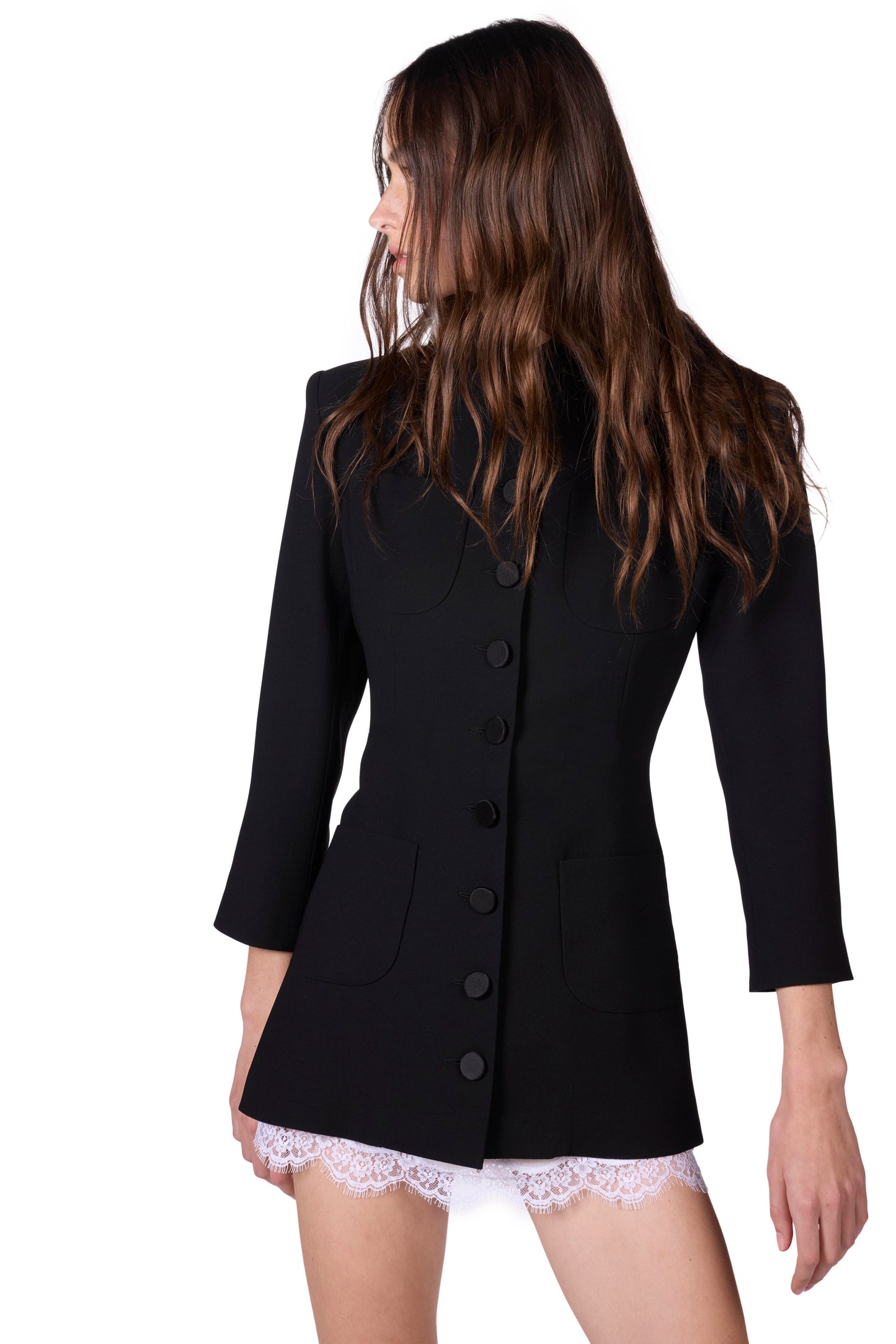 The Ceci - Deep Black Wool