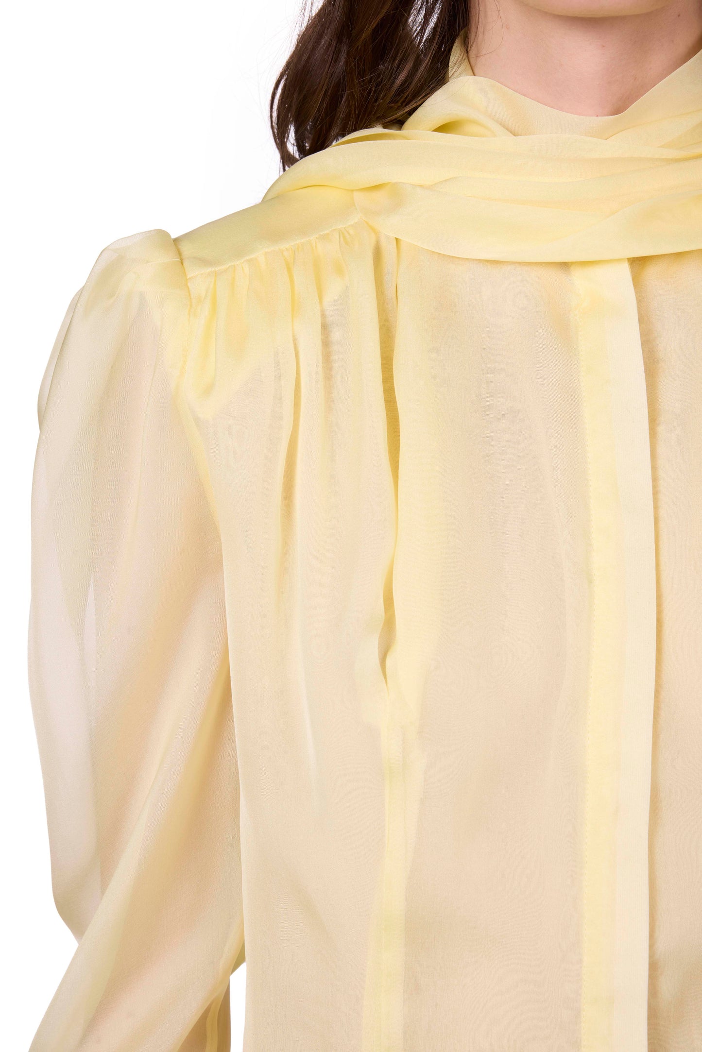 The Robi Top - Naples Yellow Chiffon