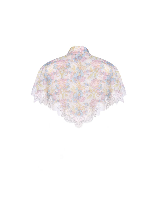 The Devi Top -  S8 Pressed Tuberose Print