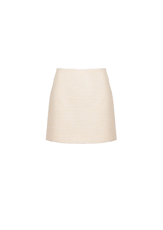 The Mini Skirt -  S8 Porcelain Tweed