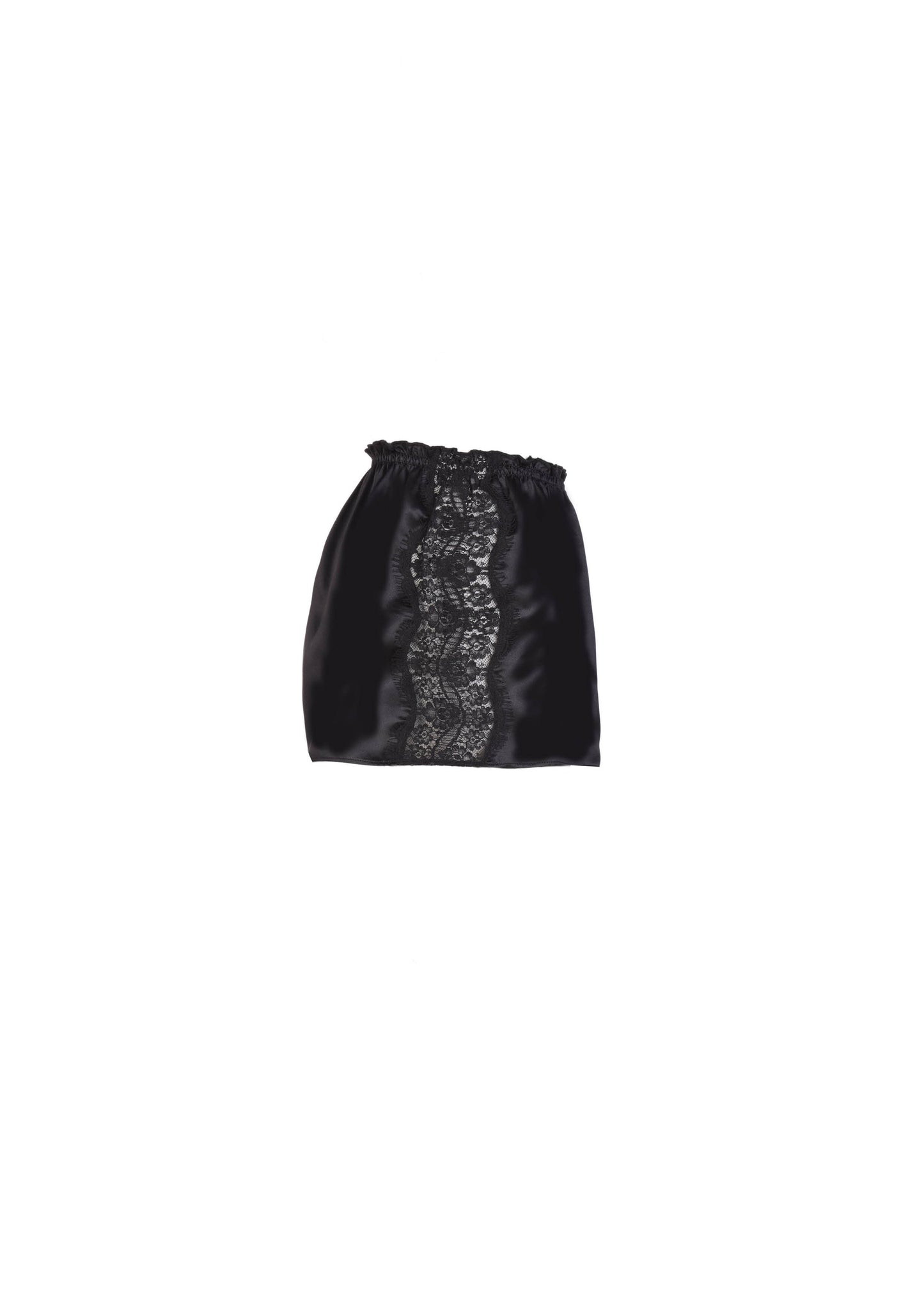 The Ali Shorts - S8  Deep Black and Lace