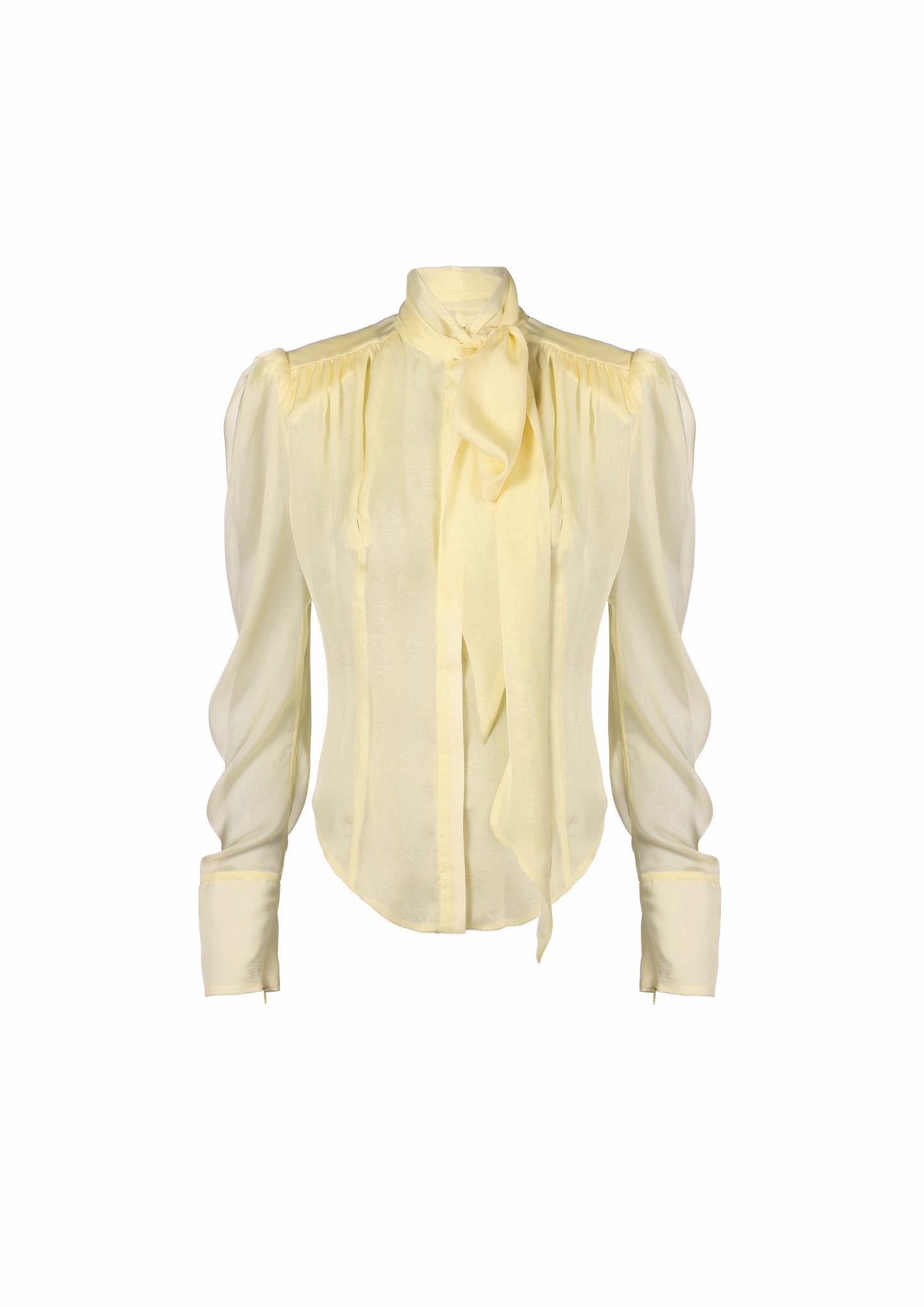 The Robi Top - Naples Yellow Chiffon