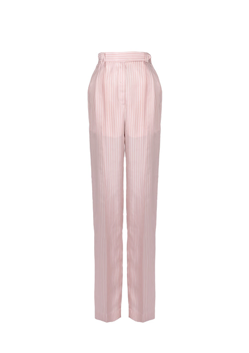 The Henri - Rose Striped Satin