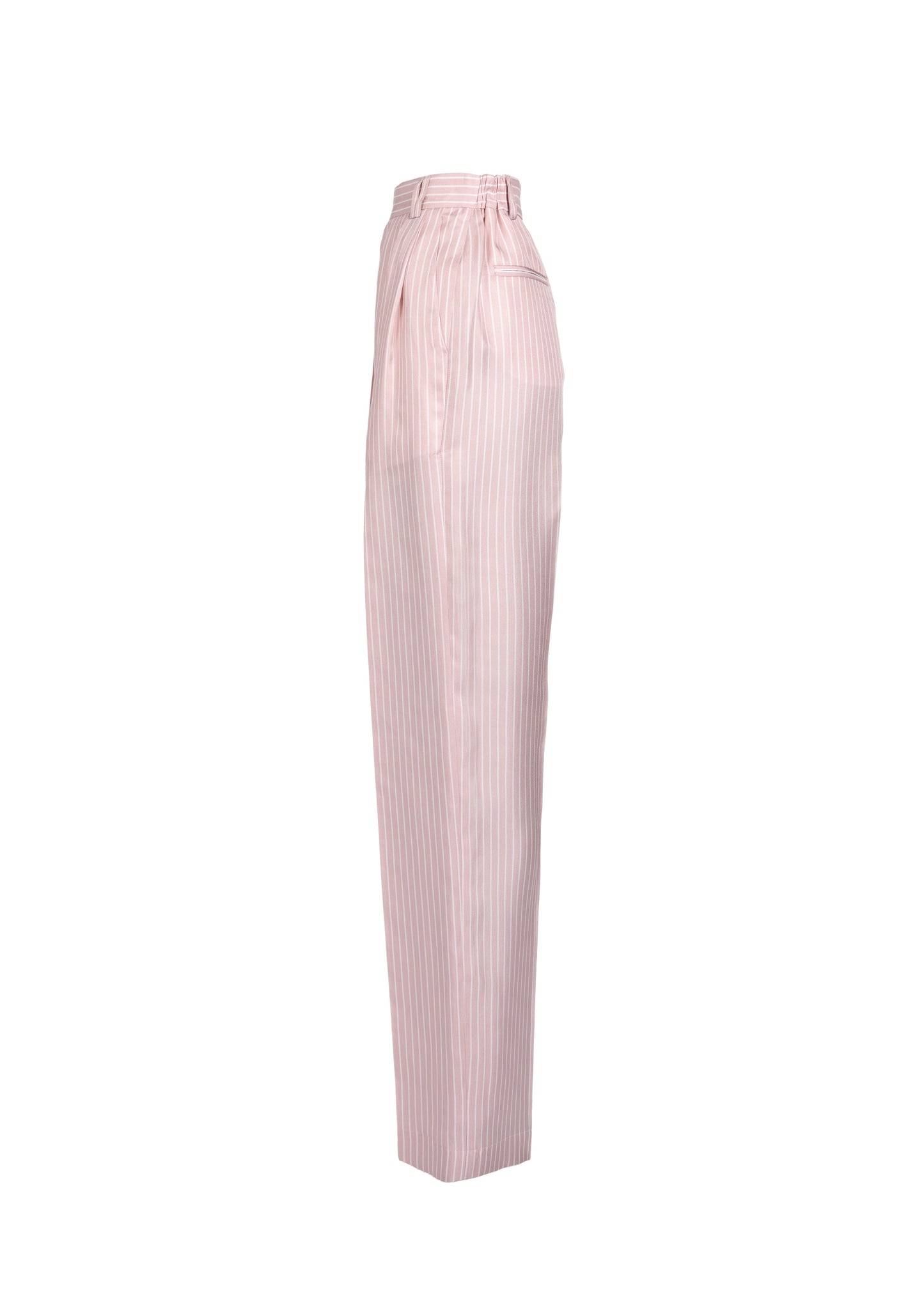 The Henri -  S8 Rose Striped Satin