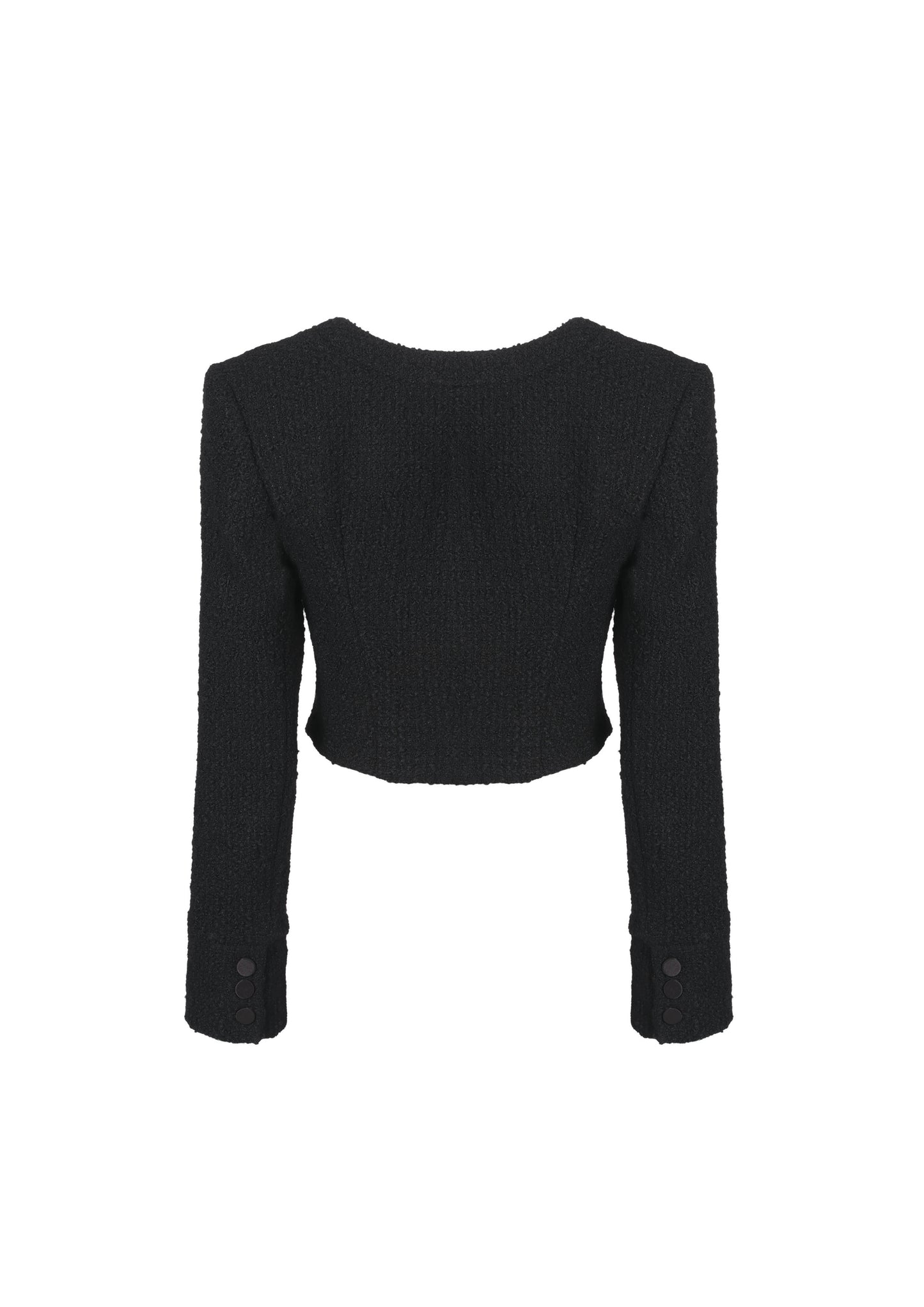 The Josi - Deep Black Tweed