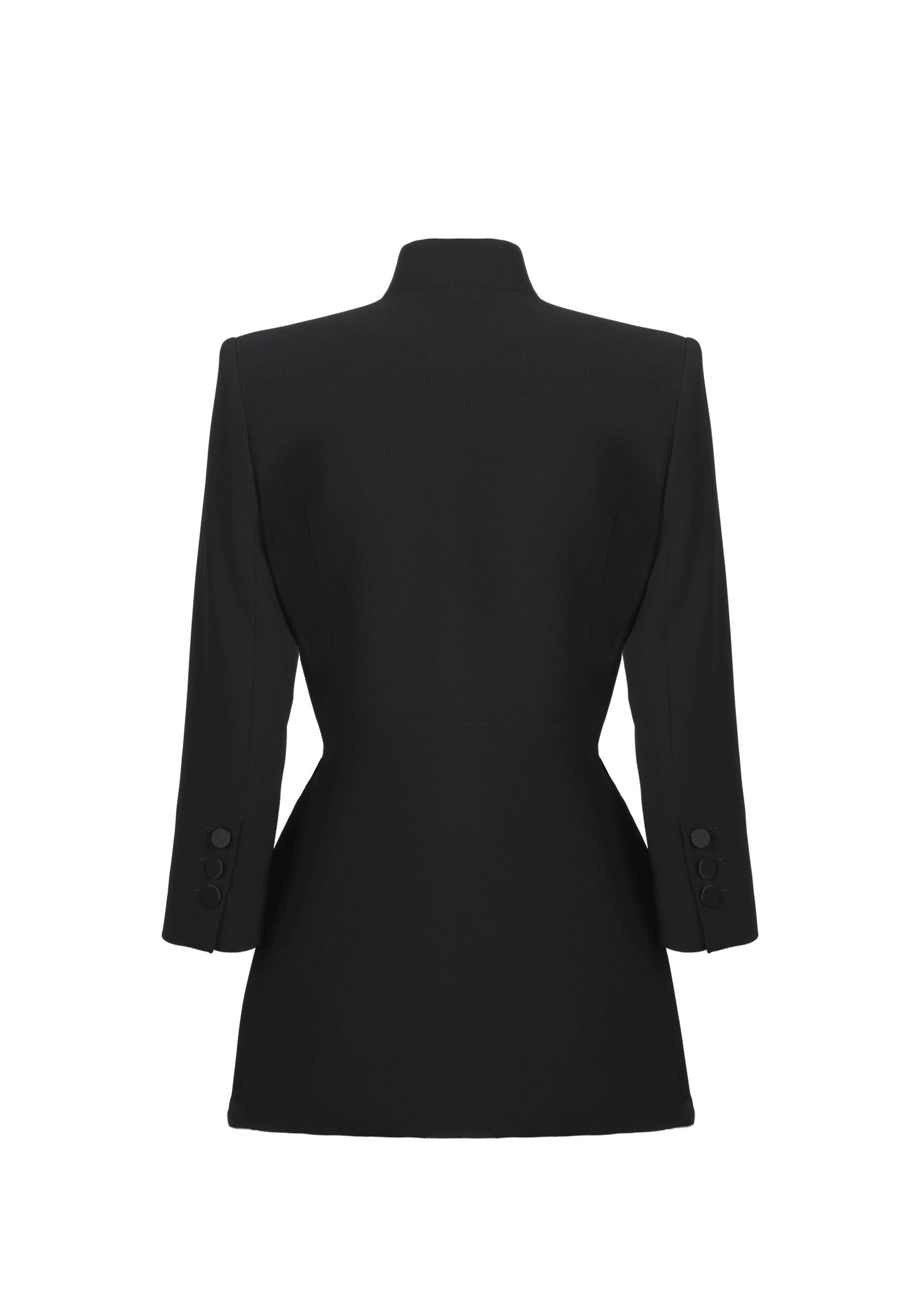 The Ceci - Deep Black Wool