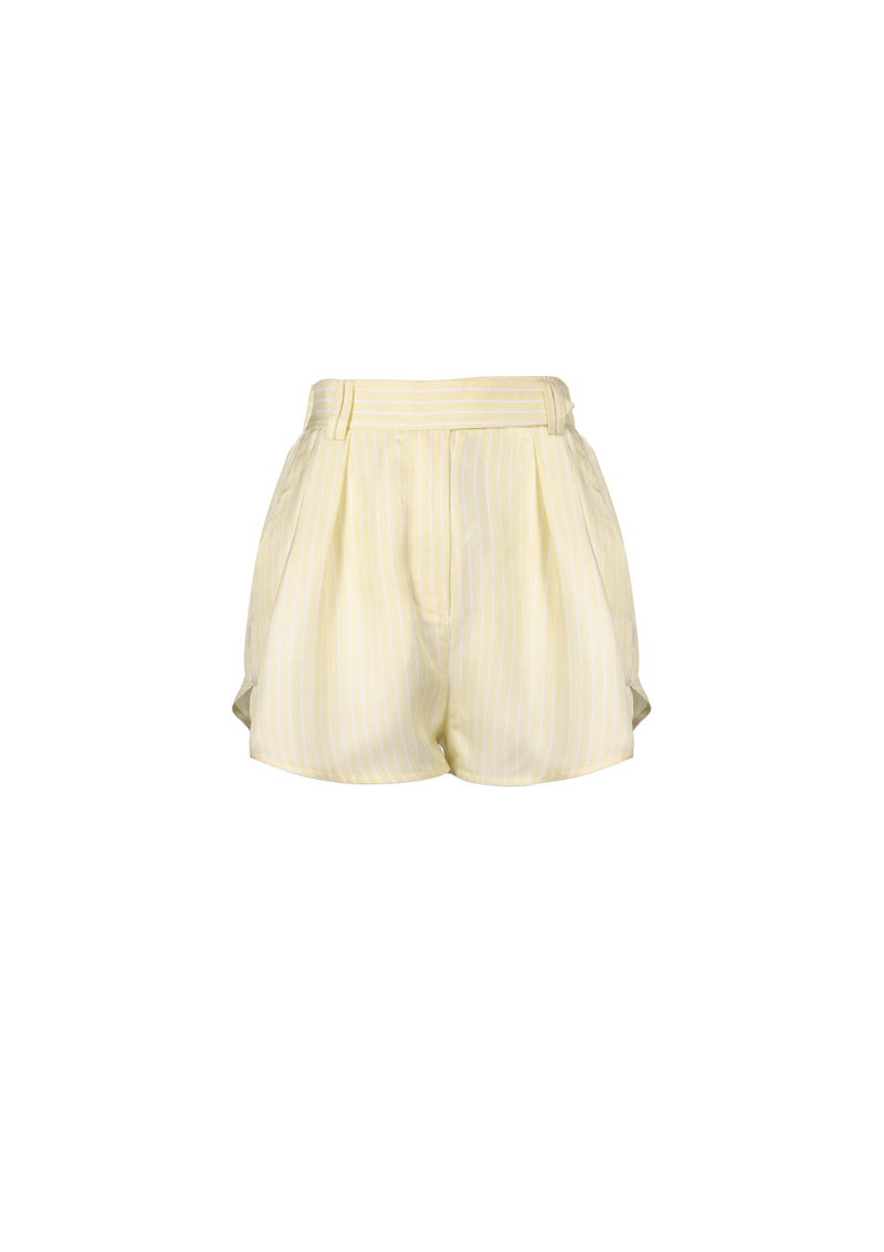 The Henri Shorts -  S8 Striped Satin