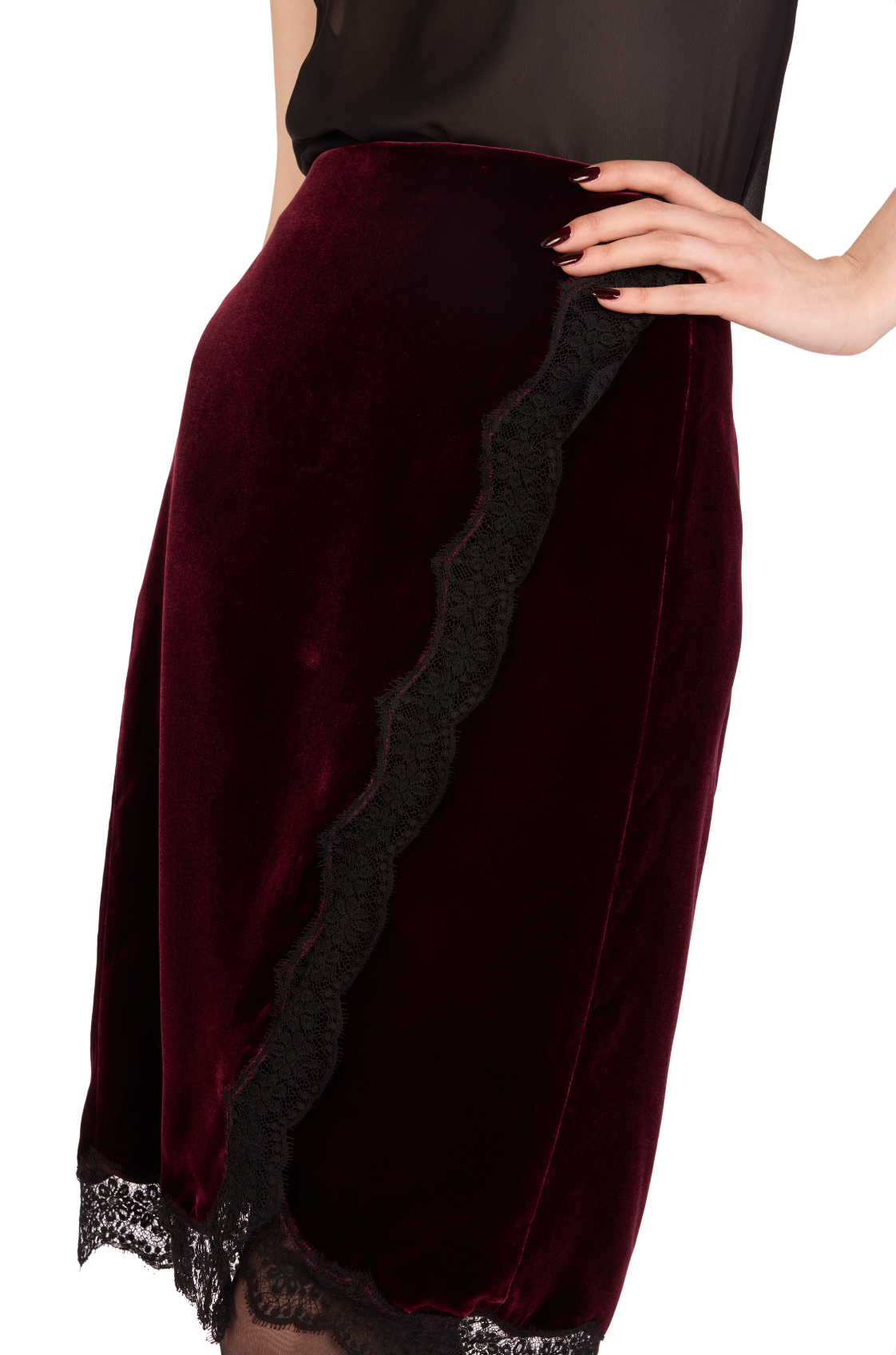 The Juli Skirt - S9 Bordeaux Empire