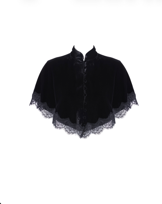 The Devi Top -  S9 Black Velvet