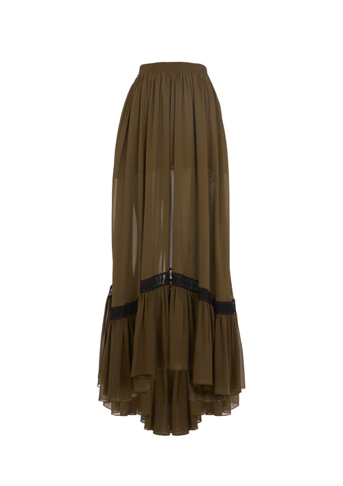 The Maxi Skirt - S9  Kaki Archive