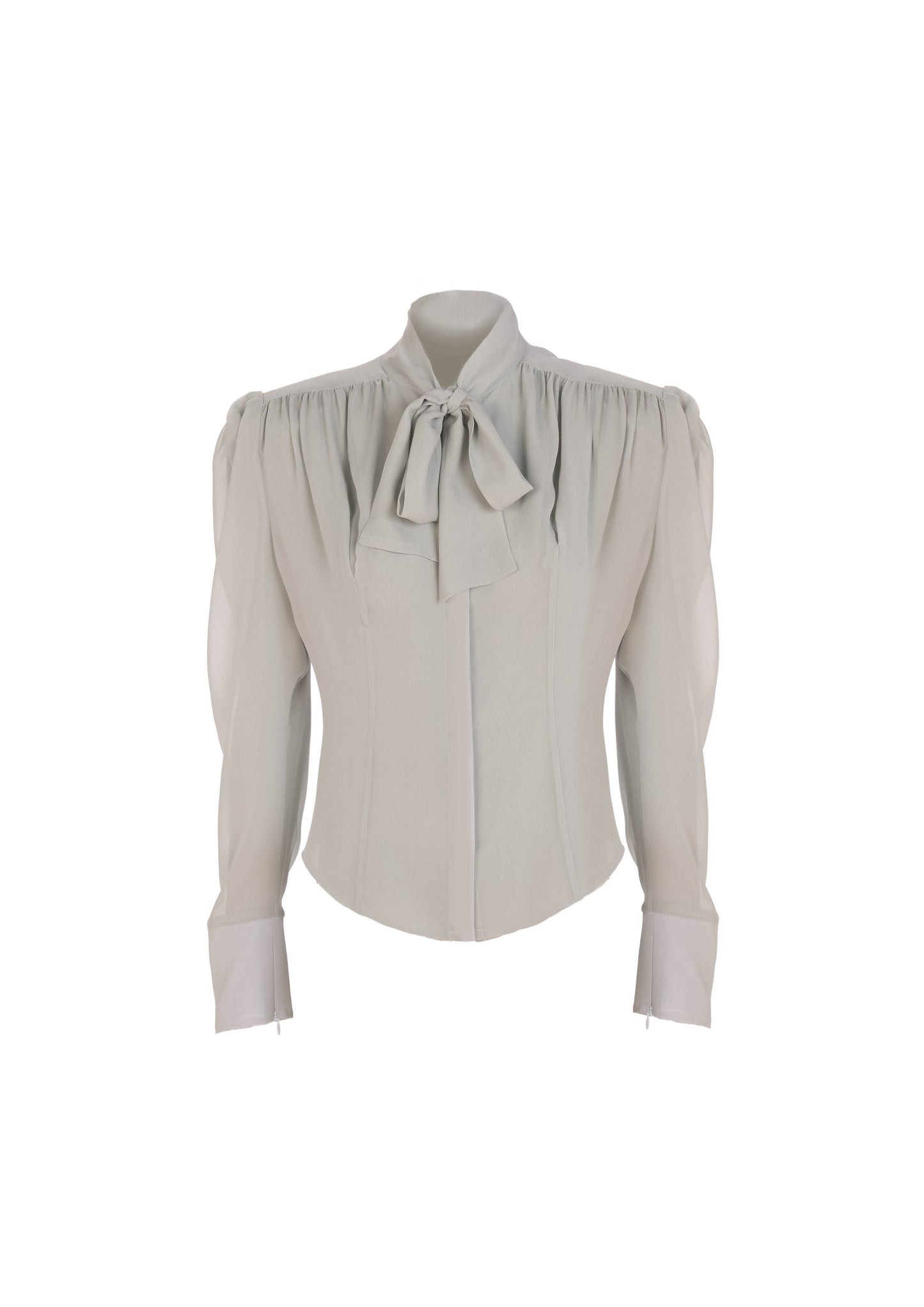 The Robi Top - S9 Celadon Opale georgette
