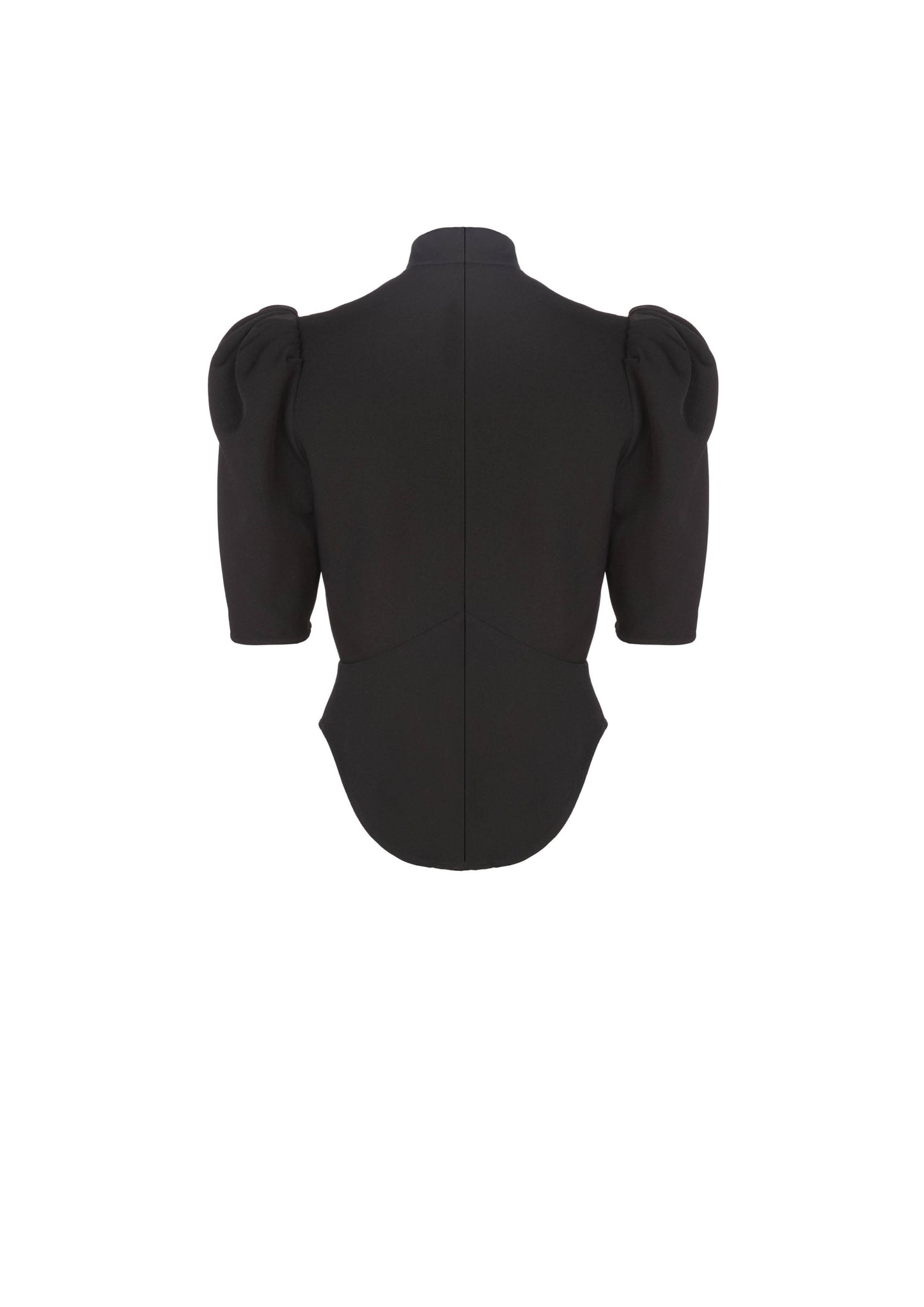 The Christi Top - S9 Black wool