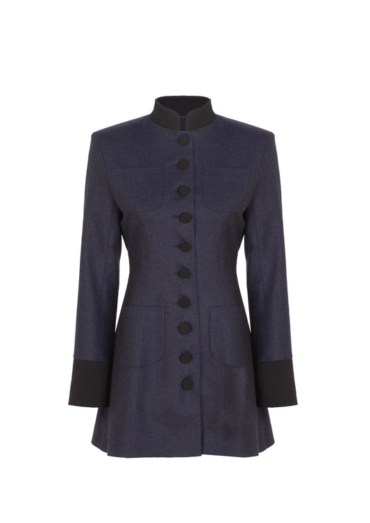 The Ceci - S9 Blue nuit cashmere